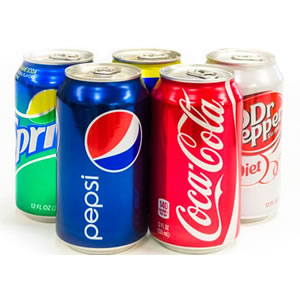 Serve cold drinks - cans and bottles from Mountain & Plains Vending