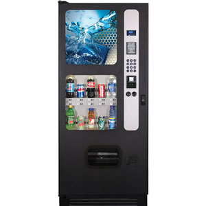 Serve cold drinks - cans and bottles from Mountain & Plains Vending